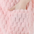 thumbnail image 3 of Hooded Towel Robe for Women Quick Dry Bath Poncho Wearable Beach Towel Cover Up Absorbent Bathrobe with Pocket, 3 of 3