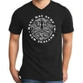 thumbnail image 1 of Mens Manu Bay Surf Company WHITE OCTOPUS Surfer T-shirt, 2XL Black, 1 of 3
