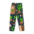 thumbnail image 5 of Balery Cute Hedgehogs Cactus Blue print Men's Pajama Pants,Ultra Lightweight Pjs,Lounge Pant-Medium, 5 of 9