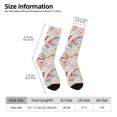 thumbnail image 2 of Wukai Chaussettes Mi-Mollet Imprimé Passeport, Design Impression 3D Chaussettes Adultes, Chaussettes de Sport Haute Élasticité Respirantes, Adaptées pour Quotidien, Unisexe, 2 of 6