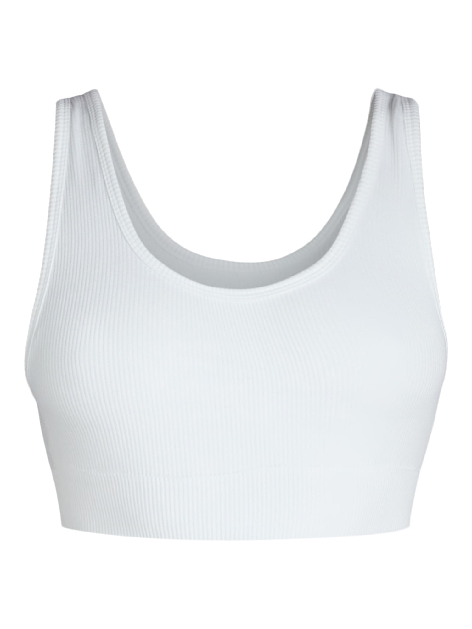 No Boundaries Women's Double Scoop Seamless Bra, Sizes XS-XXXL