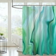 thumbnail image 5 of Abstract Shower Curtain Marble Colorful Shower Curtain for Bathroom Bathtub Home Decor with 12 Hooks 72"x72", 5 of 7
