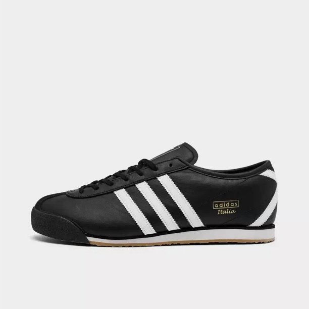Mens adidas ITALIA 70S CASUAL SHOES Core Black/Cloud White/Gum
