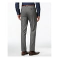 thumbnail image 2 of REACTION KENNETH COLE Mens Gray Slim Fit Stretch Pants 33W\32L, 2 of 2
