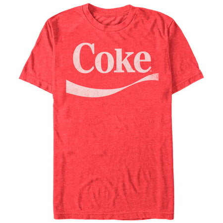 Coca Cola Men's Simple Logo T-Shirt