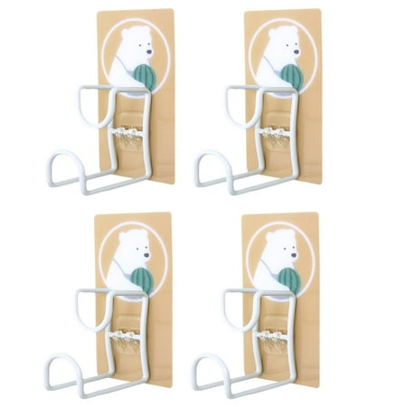 

Bathroom Washbasin Hook | Cartoon Adhesive Wall Hooks | 4pcs Water-Proof Decorative Wall Washbasin for Bathrooms Perfect for Office Home Kitchen Bathroom