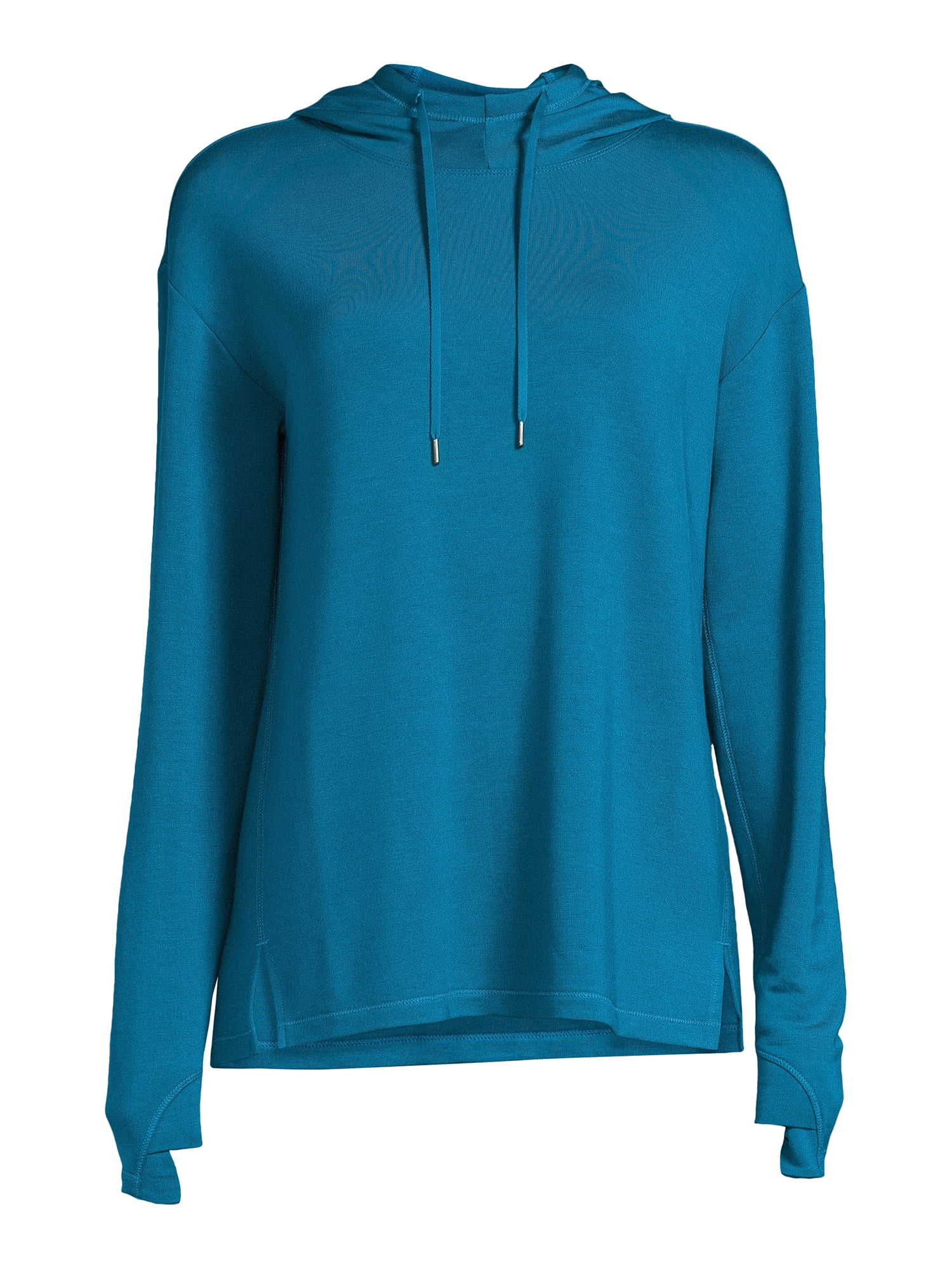 Athletic Works Women's French Terry Mock Neck Hoodie, Sizes XS-XXXL