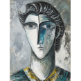 thumbnail image 1 of Toile Murale Portrait Cubiste 15,75 X 11,81 Pouces, 1 of 8
