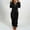 Black, variant on Tejiojio Clearance Women Long Sleeve Hooded Jumpsuit Pajamas Casual Winter Warm Rompe Sleepwear
