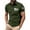 Army Green, variant on Yongcuo Independence Day Men's Short Sleeve Polo Shirt with American Flag Print Casual Slim Fit Collared T-Shirt for Everyday Wear Army Green L