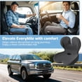 thumbnail image 5 of Memory Foam Seat Cushion,Orthopedic Ergonomic Seat Cushions for Tailbone,Sciatica, and Back Pressure Relief,L-Shaped Design & Adjustable Strap,Lumbar Support Pillow for Office,Car,Desk Chair, 5 of 10