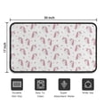 thumbnail image 5 of White Cartoon Unicorn Face Pattern Door Rugs,Washable Non Slip Door Mats Indoor,Decorative Door Mats,Entry Mat Indoor for Entrance,Bedroom,Kitchen,Bathroom,30"x17", 5 of 6