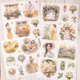 thumbnail image 4 of Pegatinas para diario de jardín, 50 hojas, scrapbooking, amarillo, 4 of 5