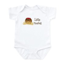 CafePress - Little Meatball Body Suit - Baby Light Bodysuit, Size Newborn - 24 Months