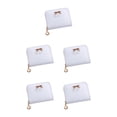 thumbnail image 1 of Sonducket Cartera pequeña duradera y cómoda de PU para monedas y artículos pequeños, tarjetero, carteras pequeñas, color blanco Type2 NO2, 1 of 6