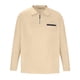 thumbnail image 3 of Blusa y camisa de manga larga con cuello vuelto para hombre, color liso, con bolsillos, mangas largas, cuello vuelto, camisa de golf de moda para hombre, parte superior de poliéster, 3 of 5