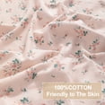 thumbnail image 3 of Ntbay 2 Pack Natural Jersey Cotton Toddler Pillowcases, Soft and Breathable Travel Pillow Cases with Envelope Closure, 13" x 18", Pink Floral, 3 of 5