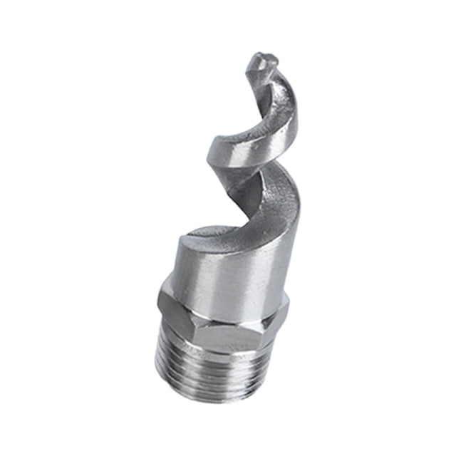 Boquilla de atomización de cono en espiral, boquilla rociadora para quitar polvo, Metal resistente para riego, refrigeración por Gas y líquido 05 pulgadas