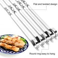 thumbnail image 4 of Heldig Grill Kabob Skewers Stainless Steel Long Skewers Kebab Skewers Meat Skewers For Campfire Or Grill Bowl, 4 of 9