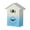 Blue, variant on QueMer Chimings Cookoo Clock Volumes Adjustable Cookoo Clock Wall Decoration Battery Operated Pendulums Cuckoos Clocks Home