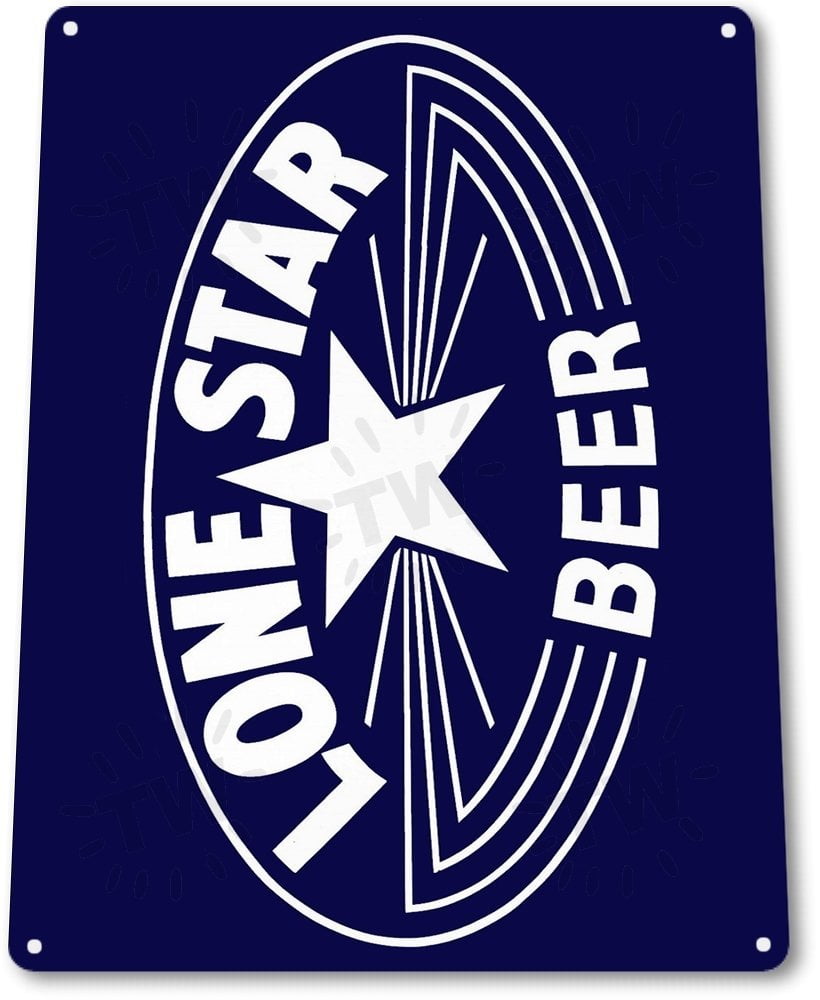 TIN SIGN Lone Star Beer Sign Retro Bar Pub Beer Shop Store Cave A108 
