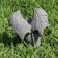 thumbnail image 5 of Gargoyle Statue Garden Guardian Sculpture - 7 Inch Gothic Indoor  Outdoor Décor Suitable for Garden, Courtyard, and Gothic Lovers (Sitting Pose), 5 of 8