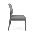 thumbnail image 4 of Pemberly Row Waiting Reception Armless Guest Chair Wood Frame in Gray, 4 of 5