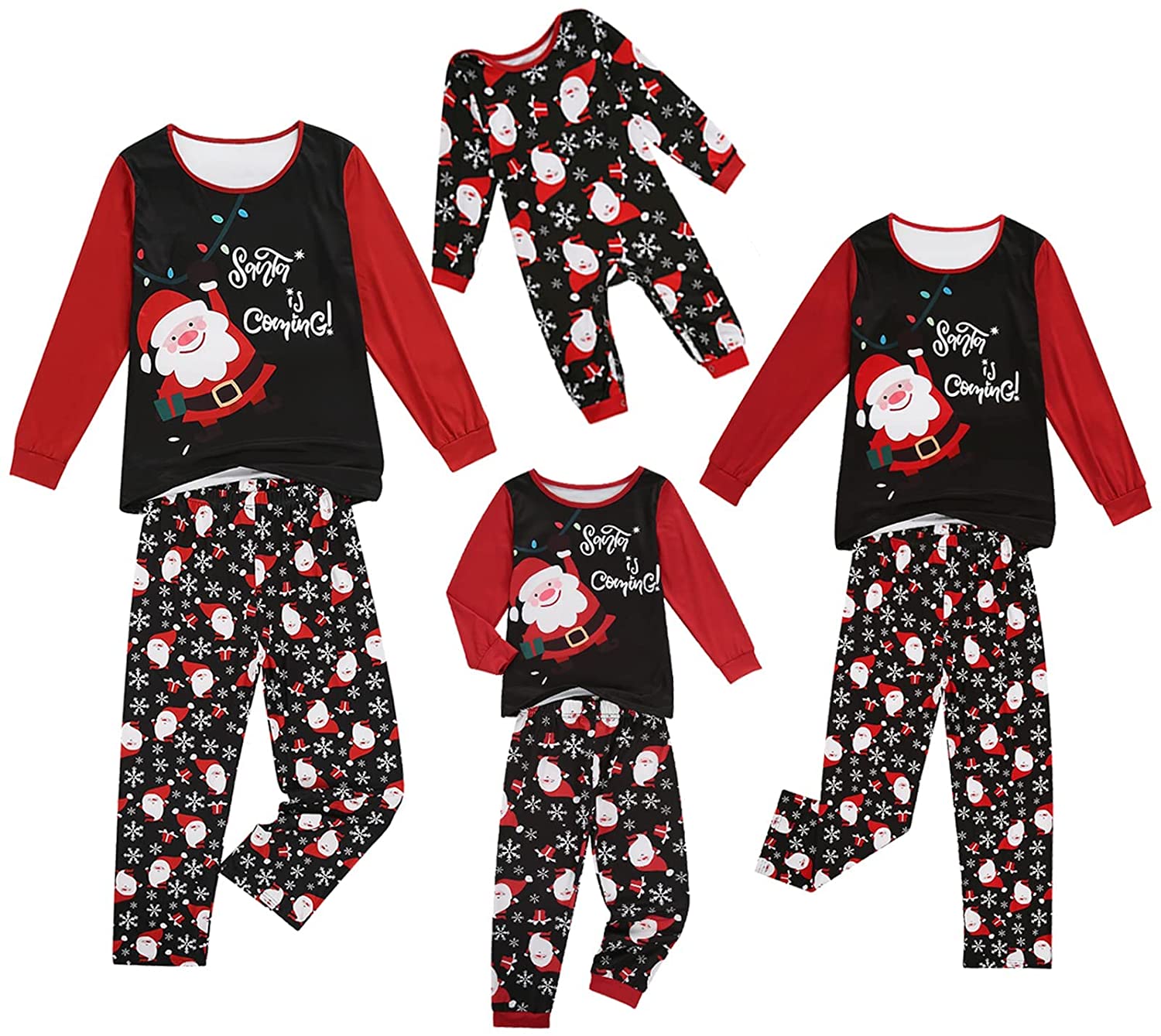 GRNSHTS Christmas Family Matching Pajamas Set Adult Mens Womens Kids ...