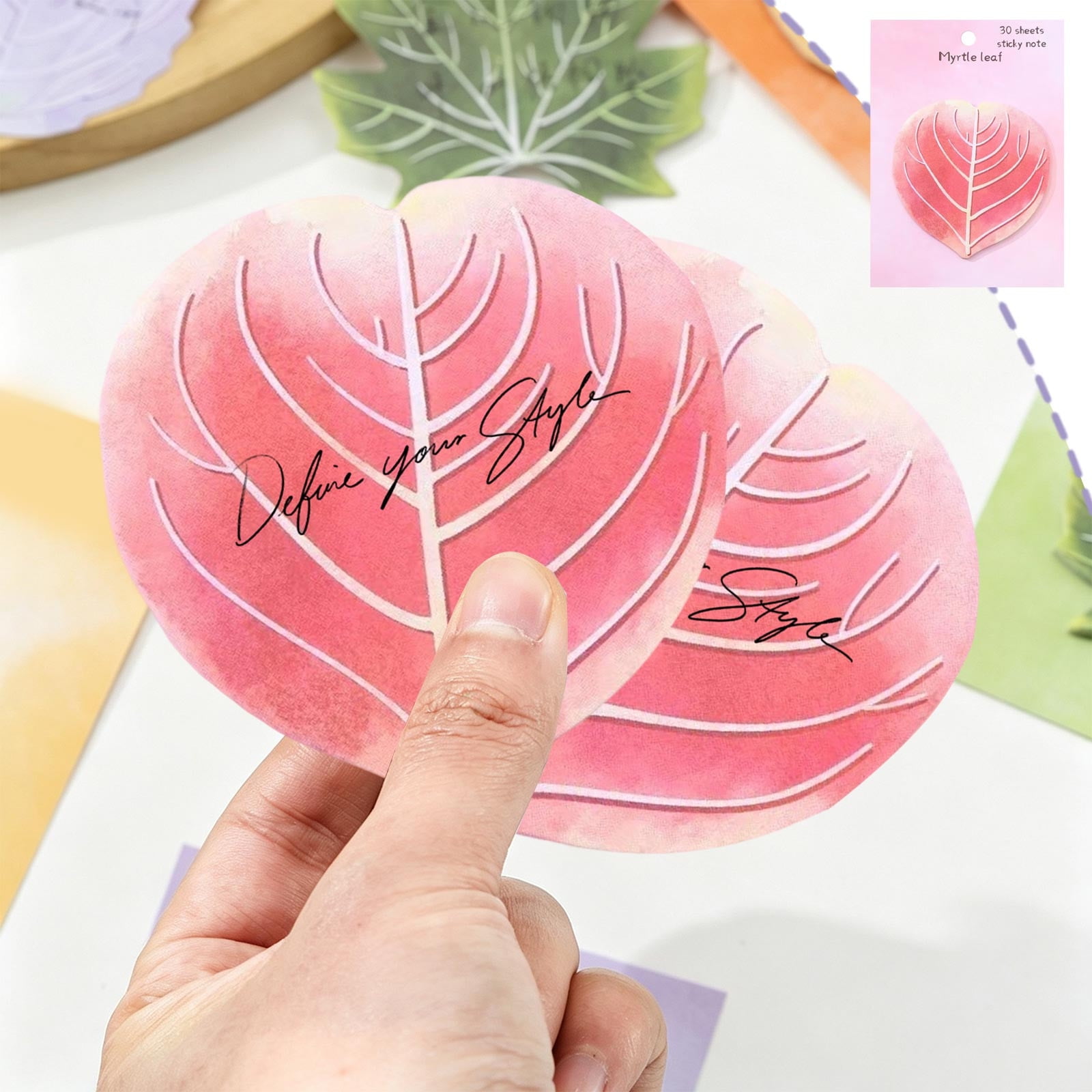 Sticky Notes Set Memo Pads Stationery Notepads Strong Adhesive Hold And Tear-Off Residue-Free for Home Reminders Office Messages and Journal Decorating