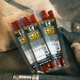 thumbnail image 3 of Bearded Butchers Hot Beef Sticks, 18g Protein Habanero Heat, Stuffed with Ghost Pepper Cheese, No MSG, Gluten Free, No Nitrates Added, Clean Ingredients, Ready to Eat, 2.65 oz (3-Pack), 3 of 9