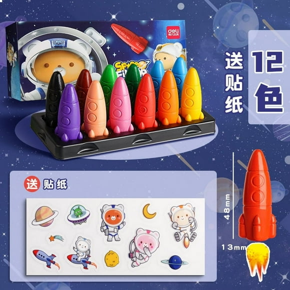 Maoww Craie de Cire Bâton de Peinture à l'Huile pour Enfants