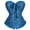 Black Blue, variant on Corset Top Bustiers for Women Lace Up Ovebust Victorian Corset Plus Size Vintage Corsets Red 2XL
