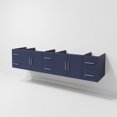 thumbnail image 6 of Lexora Home Geneva 84" Vanity Cabinet in Navy Blue, 6 of 11
