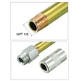 thumbnail image 3 of 2pcs ,1/8" NPT Grease Fitting Standard Grease Metal Extension Tubes with Grease Nozzle Zinc Plated, 3 of 3