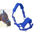 thumbnail image 3 of jinwen Cheval Licol Bride Rein Tête Cheval Tête Cheval Équitation Protection Bleu L, 3 of 5