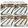 thumbnail image 7 of ODIKA 5'x7' Ultra-Soft Area Rug, Under Door Striped Awning Bands Boho Detail Front Stripe Layering None Washable, Bare feet friendly, Silk-Touch for Bedroom Home office, 7 of 7