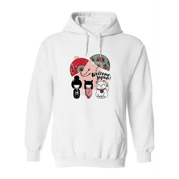 Traditional Japanese Souvenirs Hoodie Women -Image by Shutterstock, Female 4X-Large