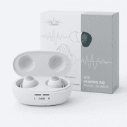J.Health OTC Rechargeable Hearing Aids for Adults with Mild to Moderate Hearing Loss (Non-Bluetooth)