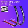 thumbnail image 6 of Xprite 4PC Celestial Dream Series RGB LED Interior Car Light Set - Bluetooth and Remote Control, 6 of 8