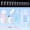 Clear-Short Coffin, variant on Perfect Summer Nail Tips and Glue Gel Kit, 504Pcs Stiletto False Nail Tips, 3 in 1 Nail Glue Gel, Portable UV Nail Lamp, Gel Nail Extension Kit, Acrylic Nail Kit