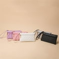 thumbnail image 3 of Ikommi Double Zipper Clutch Women's Lady Wristlet Cell Phone Bag, White, 3 of 8