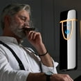 thumbnail image 1 of USB Rechargeable Windproof Plasma Lighter - Fingerprint Ignition, LED Battery Indicator, Flameless Electronic Lighter for Candles, Cigarettes, Gifts (Includes USB Cable), 1 of 9