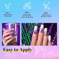 thumbnail image 4 of Esmalte de uñas con purpurina con forma de escarabajo, 6 unidades, rosa, plata y platino, 4 of 5