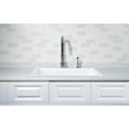 thumbnail image 2 of Kingston Brass GT252292 Towne 25" Cast Iron Self-Rimming Single Bowl Drop-In Kitchen Sink, 2-Hole, White, 2 of 7