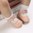 thumbnail image 2 of Baby Girl Shoes Non Slip Soft Sole PU Leather Infant Toddler Mary Jane Flats First Walker Crib Dress Oxford Shoes 3-18 Months, 2 of 7