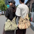 thumbnail image 2 of Nuevo bolso de mensajero con cordón japonés para jóvenes, bolso de hombro de gran capacidad para ocio para hombres y mujeres, mochila ligera para desplazamientos diarios, 2 of 5