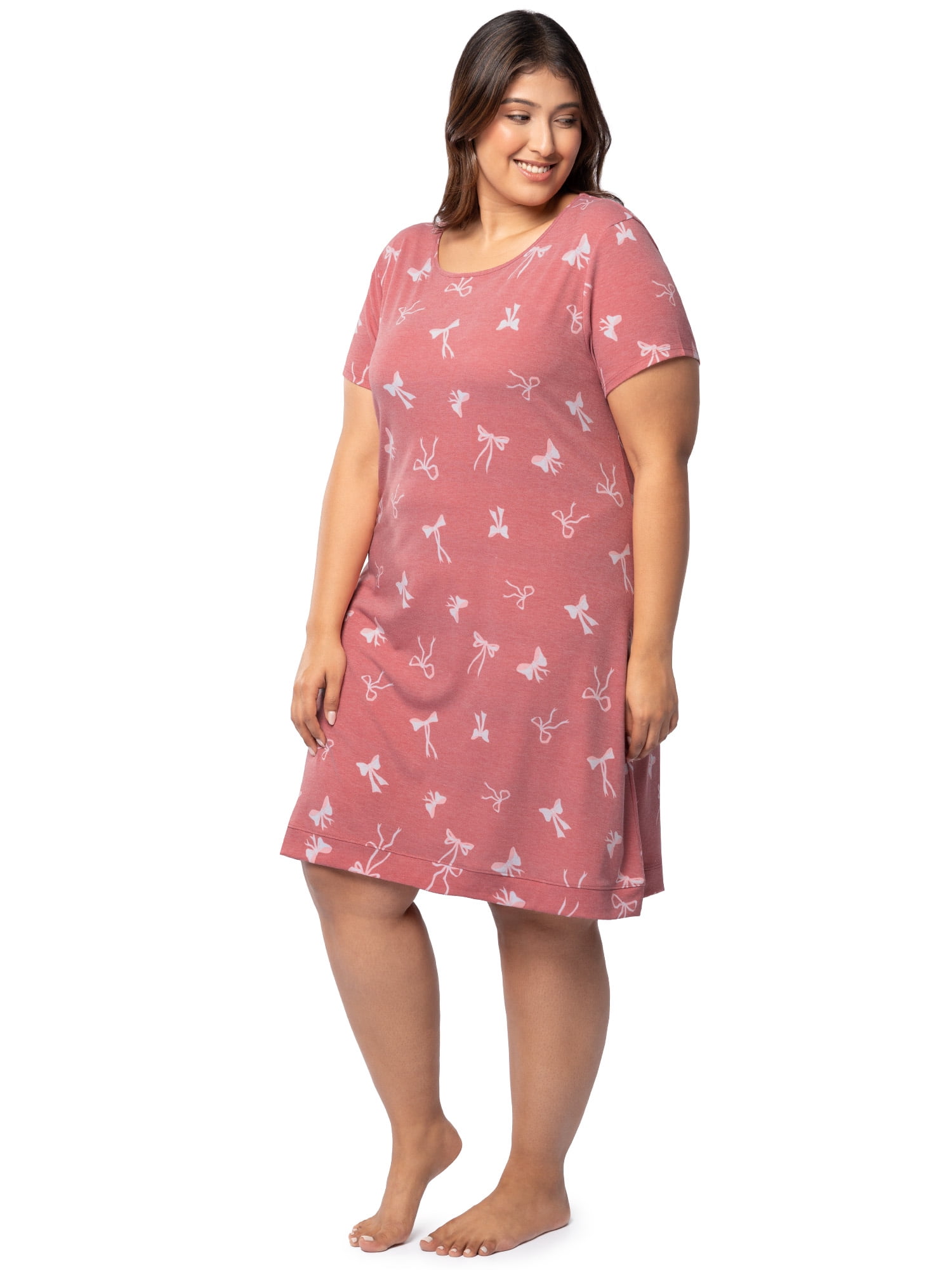 Fruit of the Loom Women's Soft and Breathable Pajama Sleepshirt, Sizes S-5X