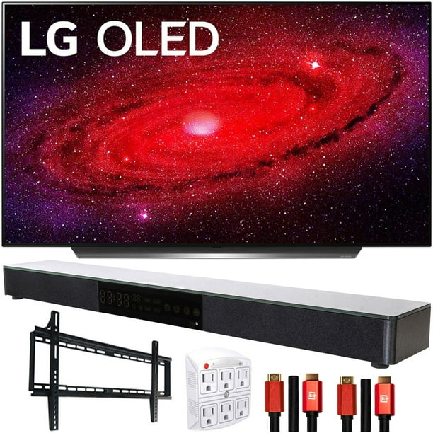Dubbelzinnigheid focus Kinderrijmpjes LG OLED65CXPUA 65" CX 4K OLED TV w/AI ThinQ (2020) with Deco Gear Soundbar  Bundle(OLED65CX 65CX 65 Inch TV) - Walmart.com