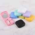 thumbnail image 5 of Mini Contact Lens Case,Portable Colorful Travel Kit with Mirror Tweezer Stick Bottle（Purple）, 5 of 5