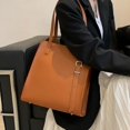 thumbnail image 3 of Bolso de mano de gran capacidad para mujer, bolsa de hombro de diseño personalizado, minimalista, Vintage, versátil, a la moda, novedad de 2023, 3 of 6